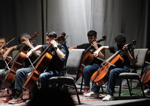Performance by the Durham Charter School Orchestra!